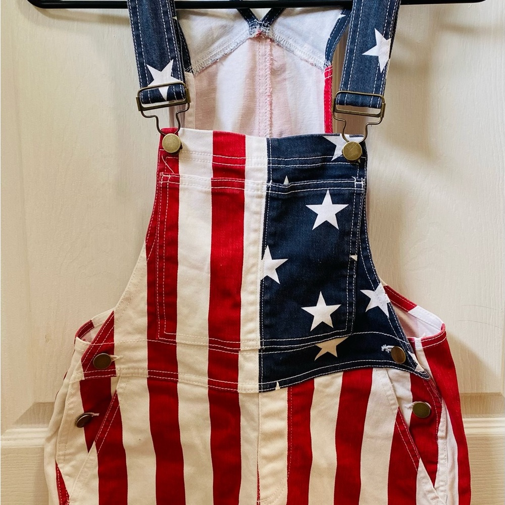 Chubbies Stars and Stripes Overalls